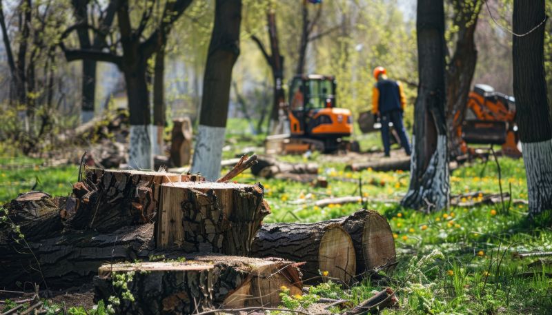 Local Tree Stump Removal pros at work